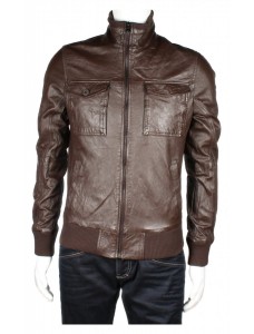 Мъжко кожено яке Zara Man