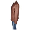 Кафяво кожено яке Avitano