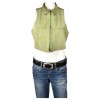 Зелен кожен елек Leather Fashion Wear