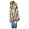 Палто от естествен косъм вълк