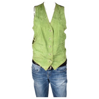 Дамски кожен елек Club Fashion