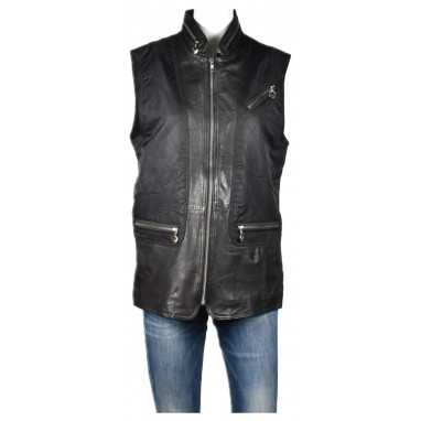 Дамски елек от естествена кожа