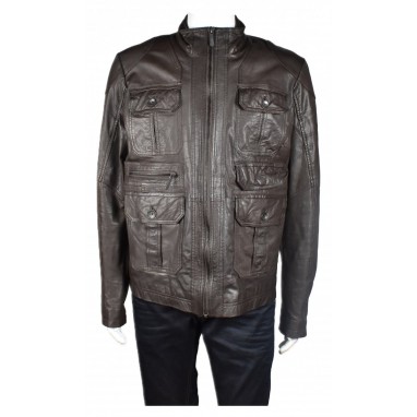 Мъжко яке от естествена кожа EDC