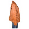 Дамско кафяво кожено яке Bonita